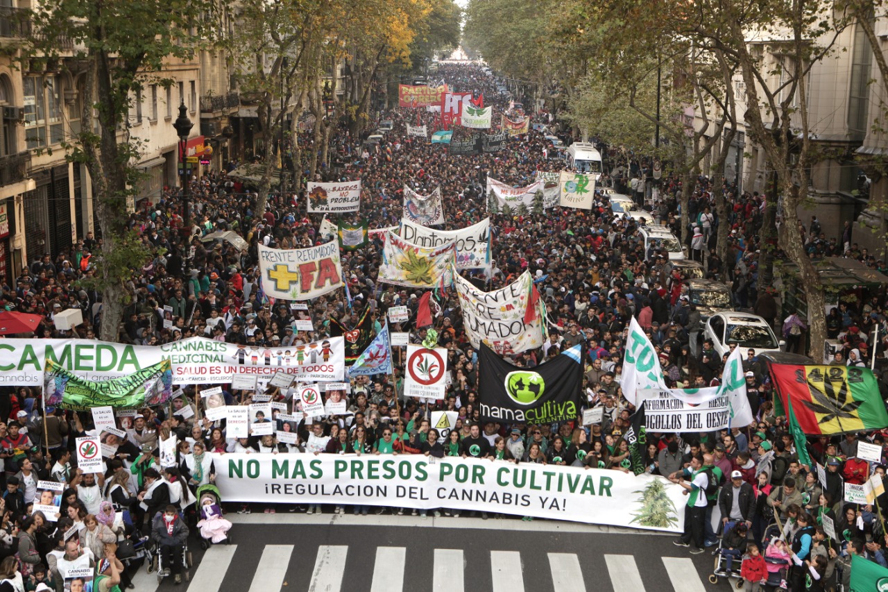 marcha marihuana 2021 argentina