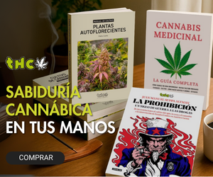 Publicidad: libros de cannabis y cultivo, sabiduría cannábica en tus manos.